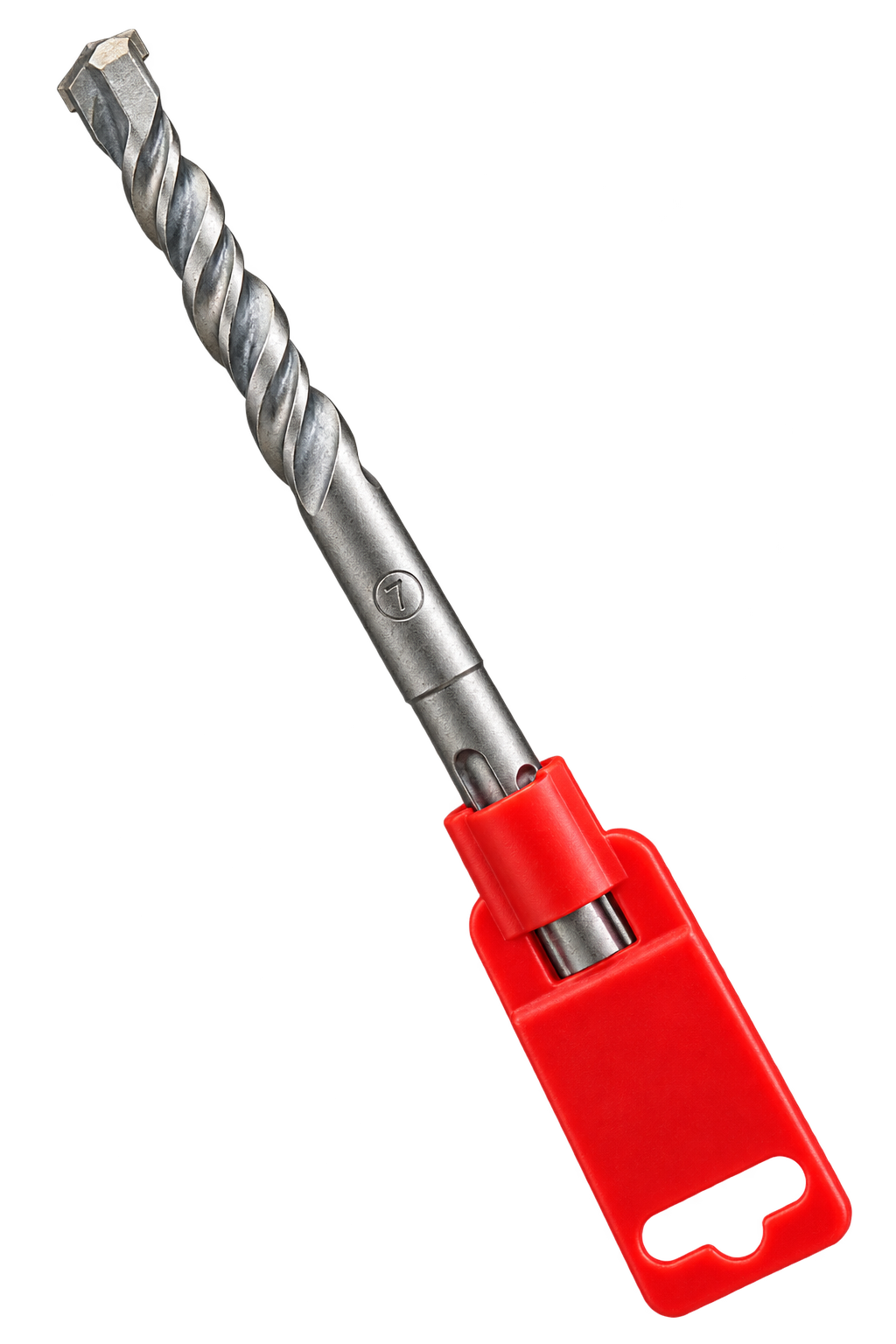 Broca de Alvenaria com Suporte Vermelho